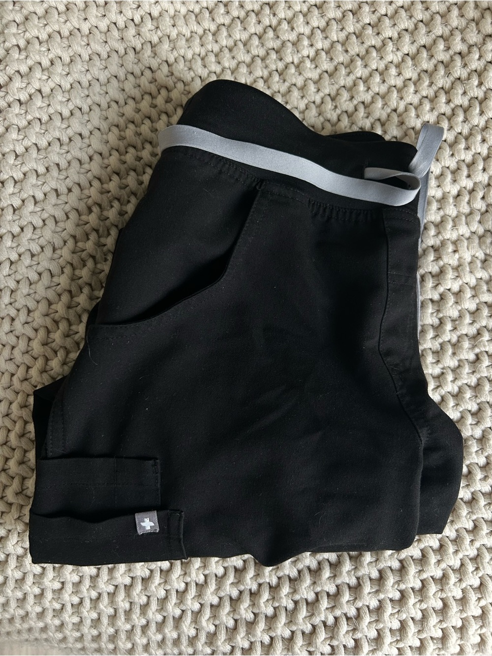 Figs Kade Cargo Scrub Pants Black